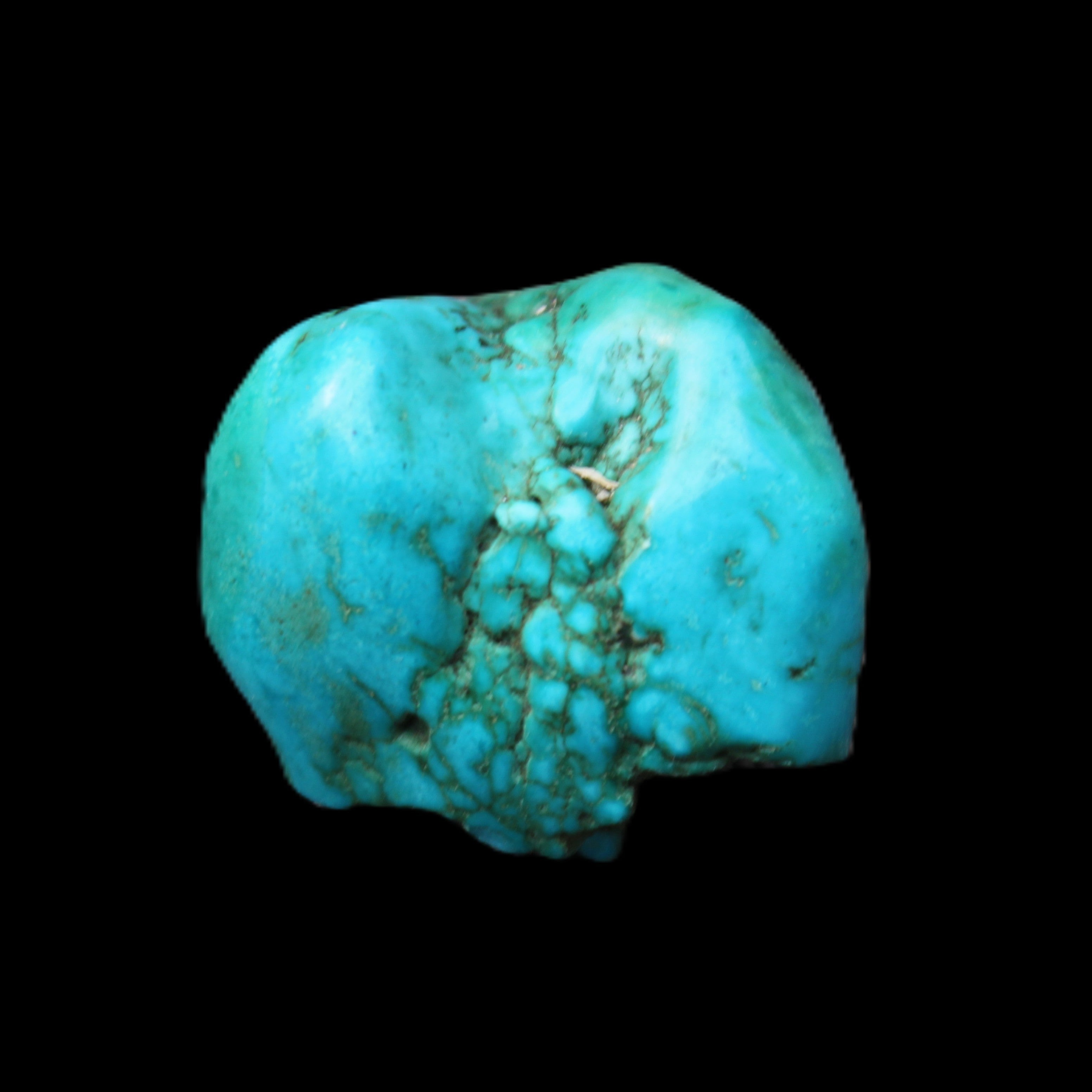 Persian Turquoise 30*21mm 21.6g in sunlight - Rocks and Things Store