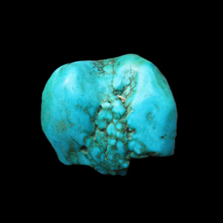 Persian Turquoise 30*21mm 21.6g in sunlight - Rocks and Things Store