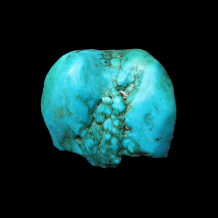 Persian Turquoise 30*21mm 21.6g in sunlight - Rocks and Things Store