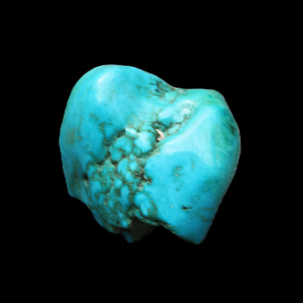 Persian Turquoise 30*21mm 21.6g in sunlight - Rocks and Things Store