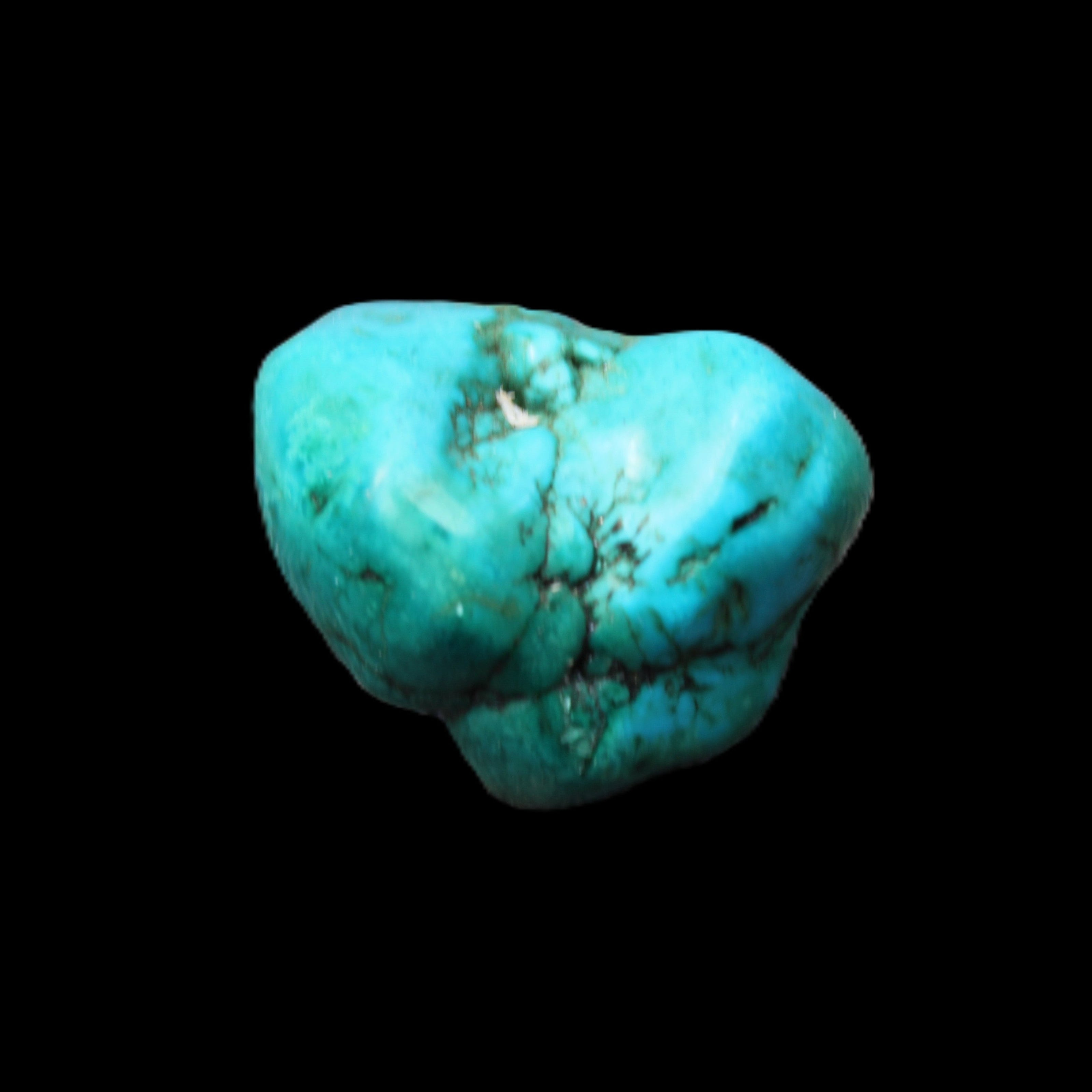 Persian Turquoise 30*21mm 21.6g in sunlight - Rocks and Things Store