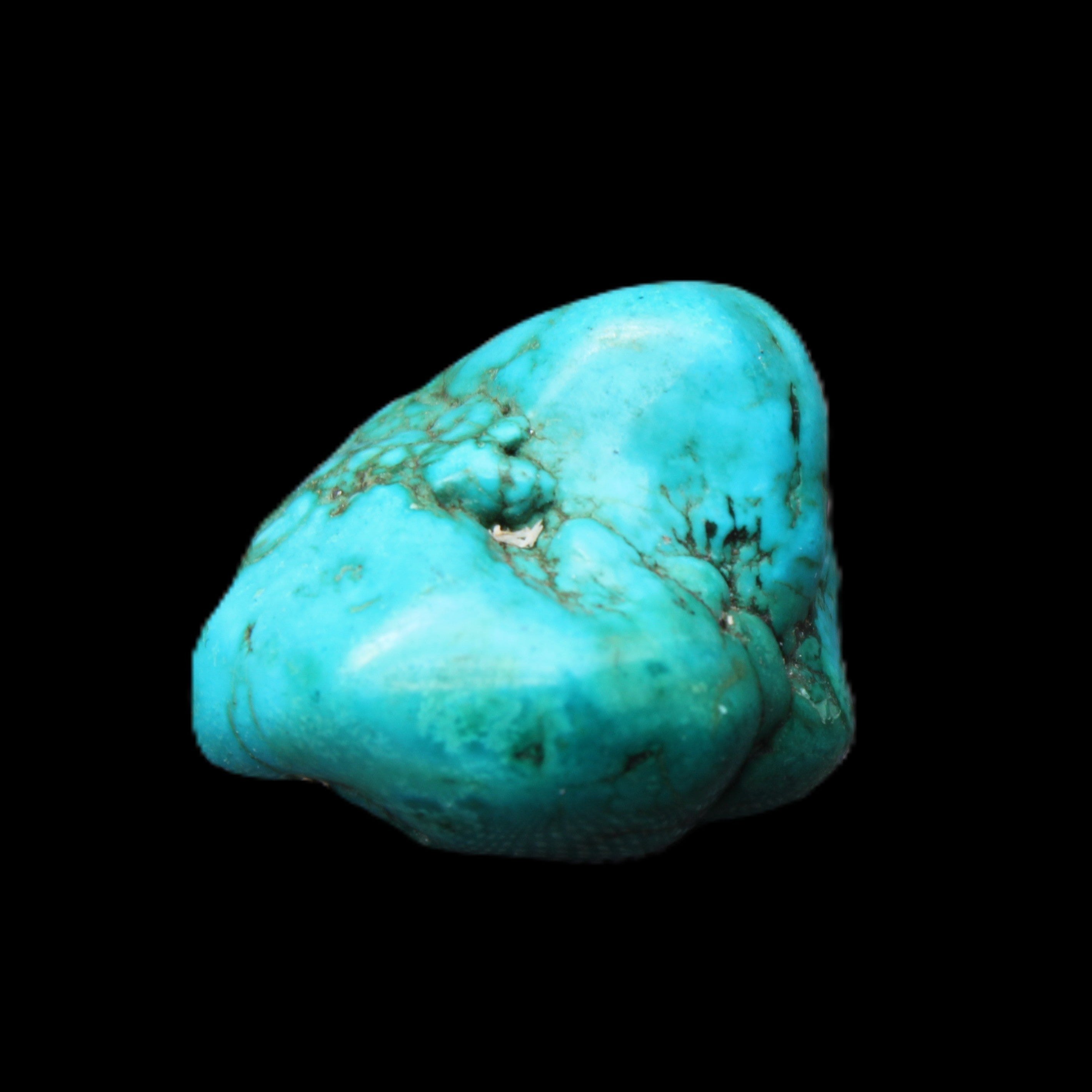Persian Turquoise 30*21mm 21.6g in sunlight - Rocks and Things Store
