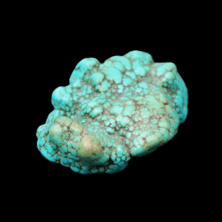 Persian Turquoise 42*32*18mm 25.3g in sunlight - Rocks and Things Store