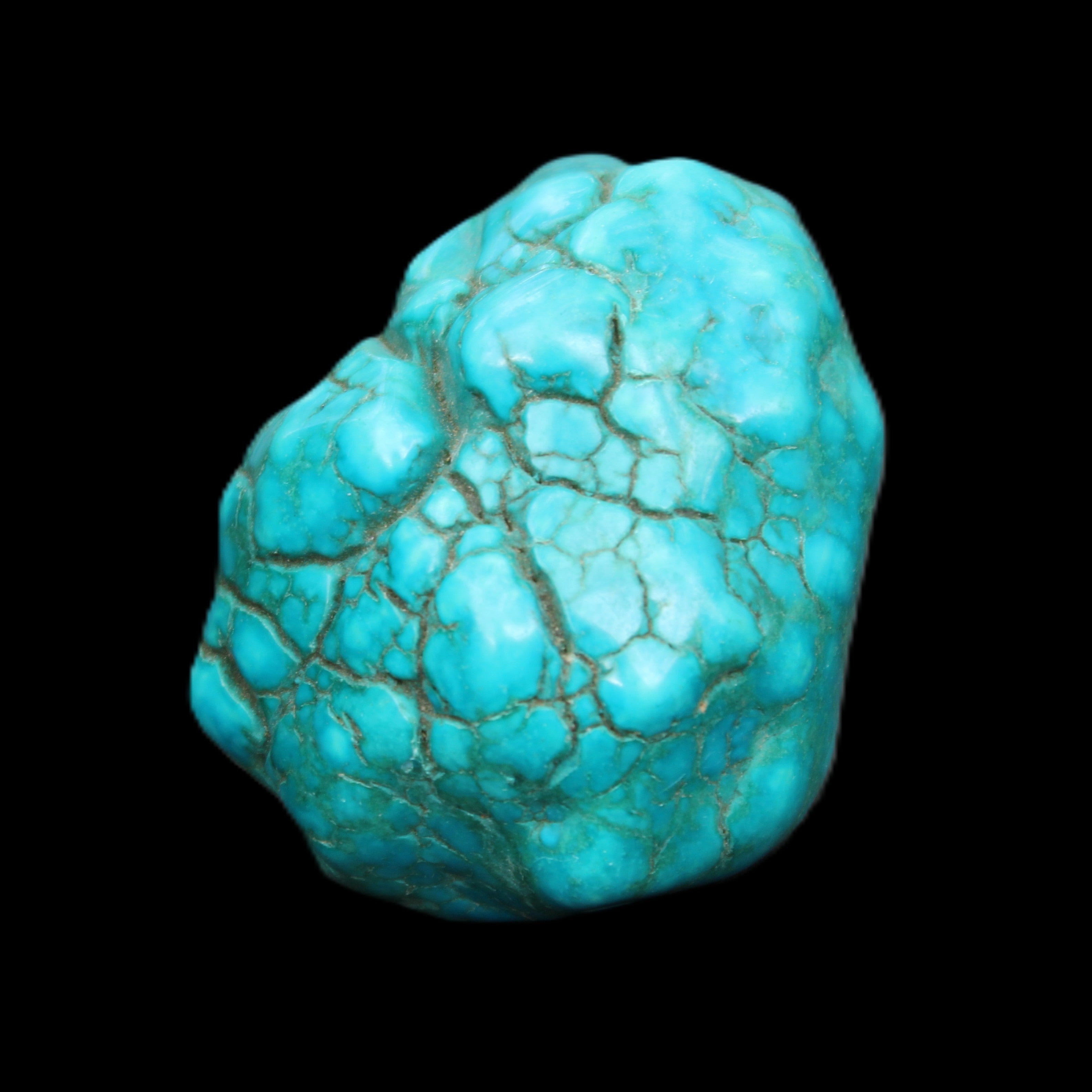 Persian Turquoise 45*35*33mm 73.5g in sunlight - Rocks and Things Store