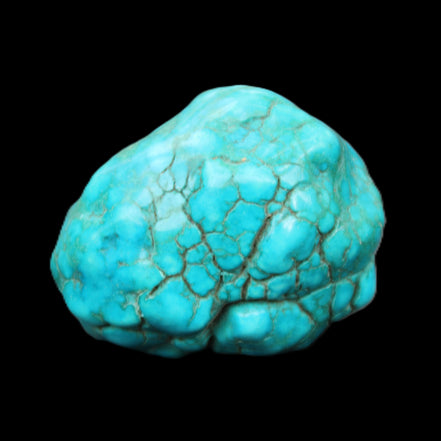 Persian Turquoise 45*35*33mm 73.5g in sunlight - Rocks and Things Store