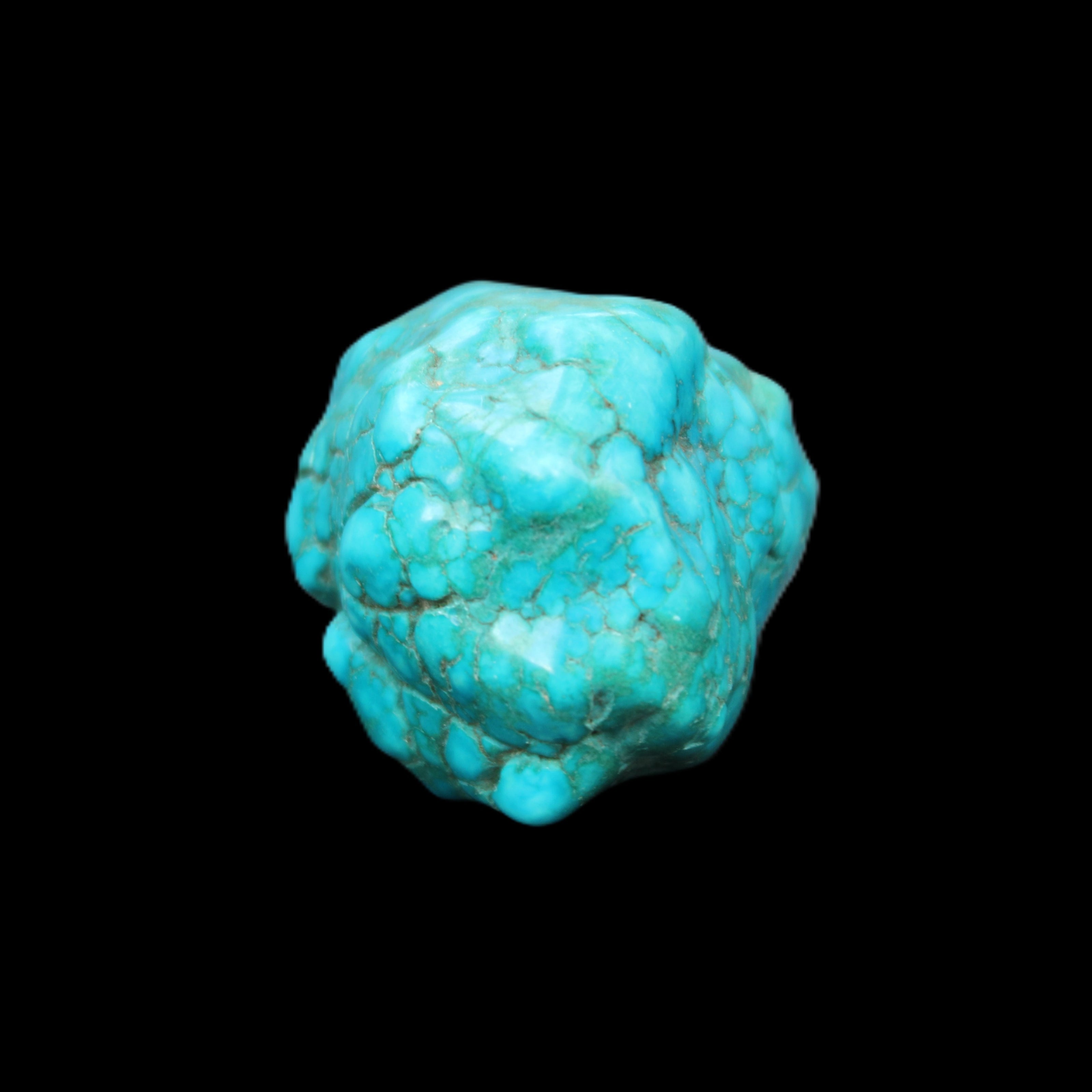 Persian Turquoise 45*35*33mm 73.5g in sunlight - Rocks and Things Store