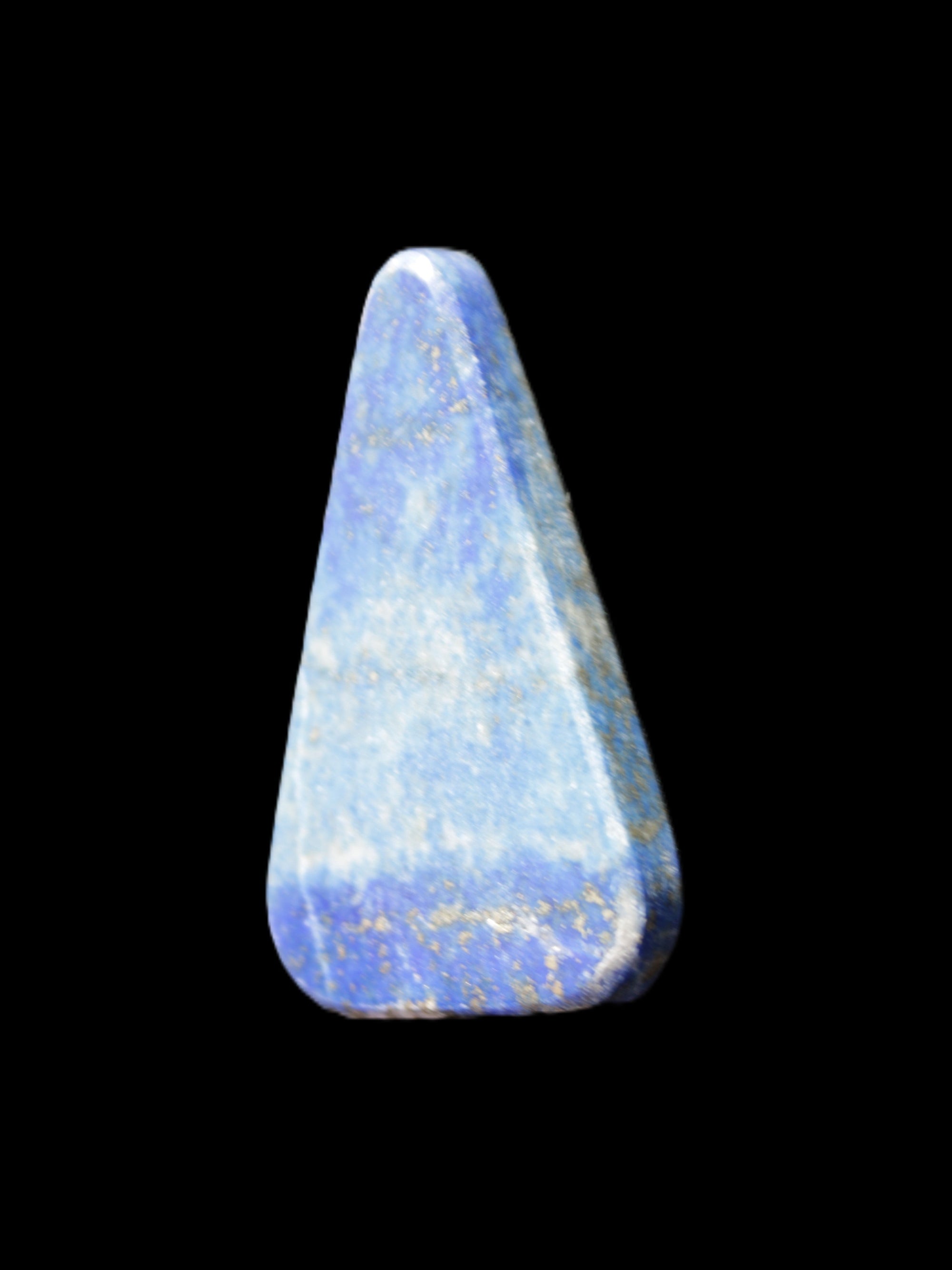 Lapis Lazuli triangular pendant shape 25-28*47-49mm 15.9-17.7g in sunlight - Rocks and Things Store