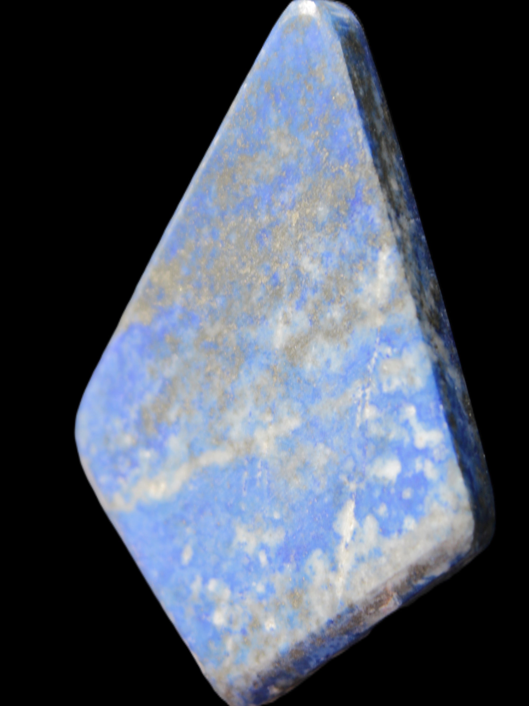 Lapis Lazuli oblong pendant shape 39*6*59mm 25.9g in sunshine