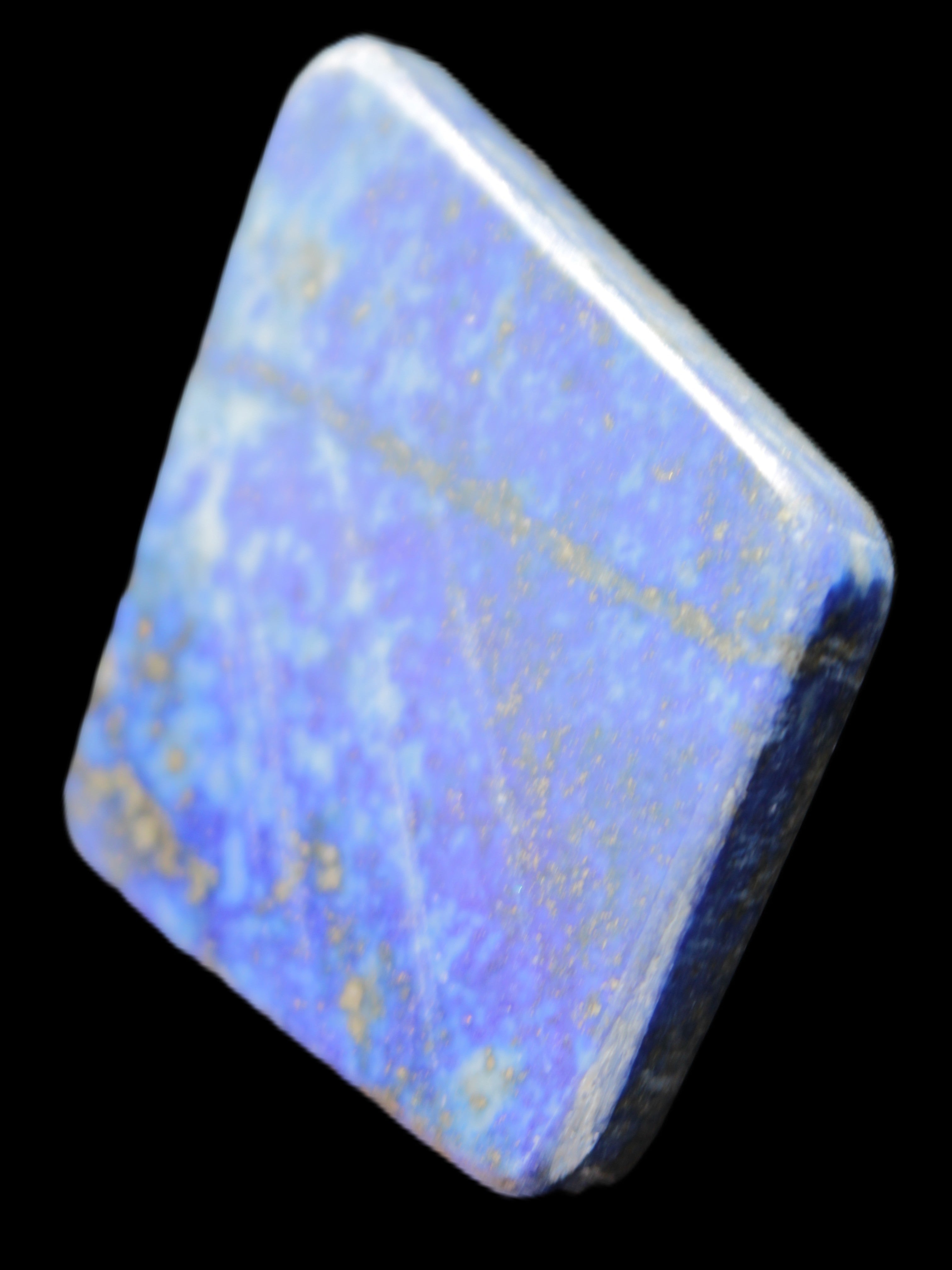 Lapis Lazuli oblong pendant shape 43*6*52mm 27.1g in sunshine