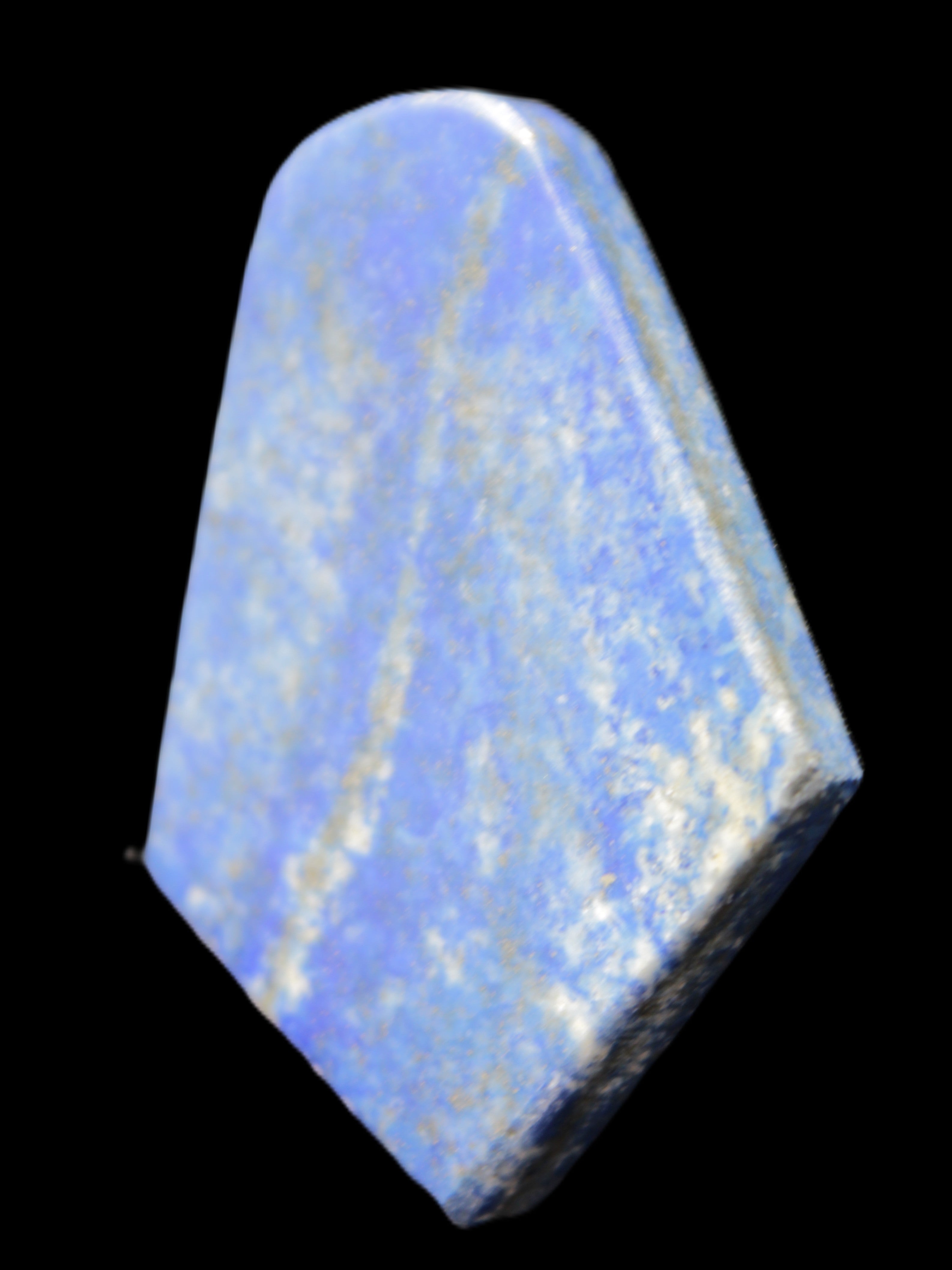 Lapis Lazuli rounded pendant shape 37*6*52mm 23.4g in sunlight - Rocks and Things Store