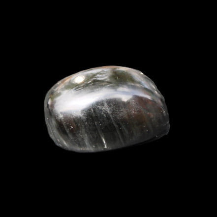 Polished Silver Obsidian stone 24-31mm 17-20g in sunshine - Rocks and Things Store
