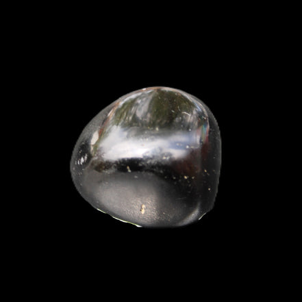 Polished Silver Obsidian stone 24-31mm 17-20g in sunshine - Rocks and Things Store