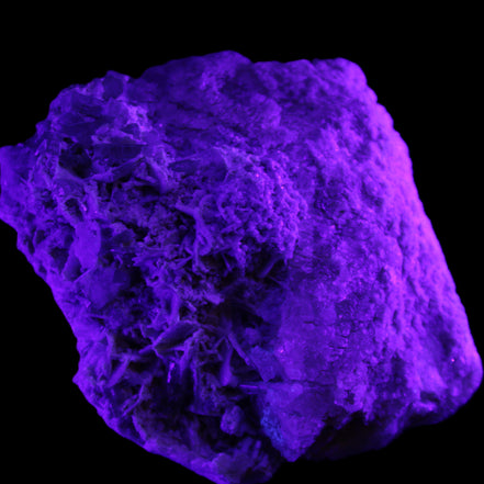 Magnificent Green Tourmaline, Kunzite, Lepidolite plus more specimen 140m 2035g in UV light - Rocks and Things Store