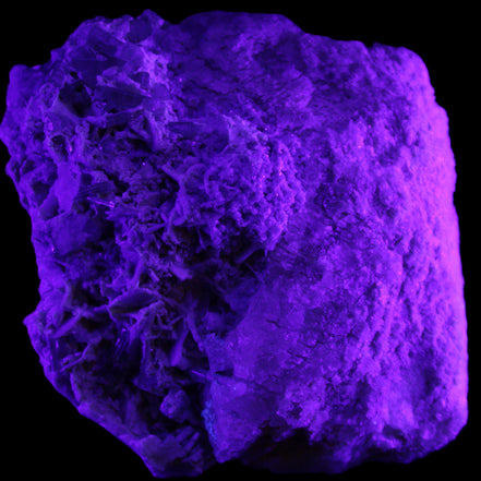 Magnificent Green Tourmaline, Kunzite, Lepidolite plus more specimen 140m 2035g in UV light - Rocks and Things Store