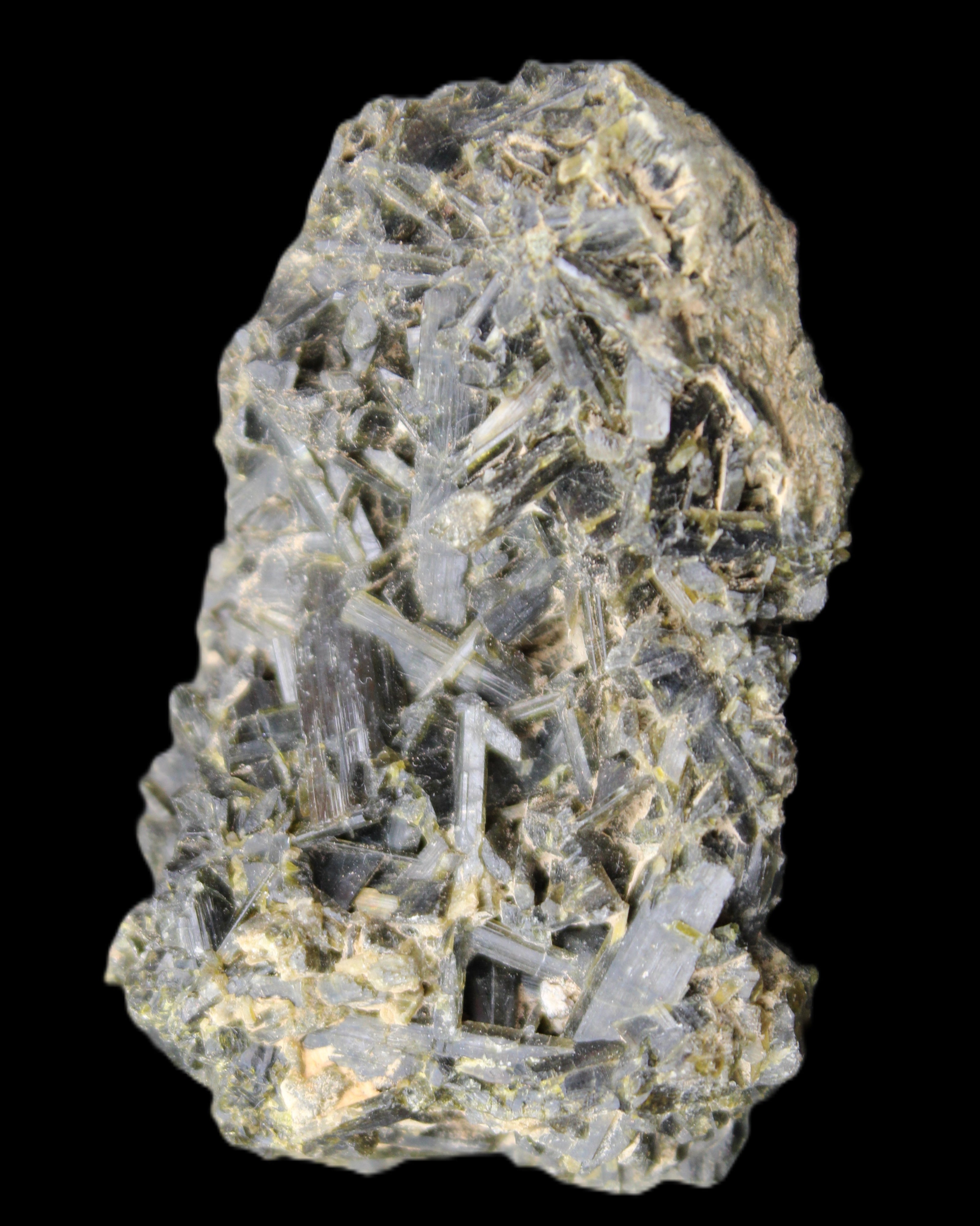 Epidote cluster specimen 80*50*42mm 181g in sunlight - Rocks and Things Store