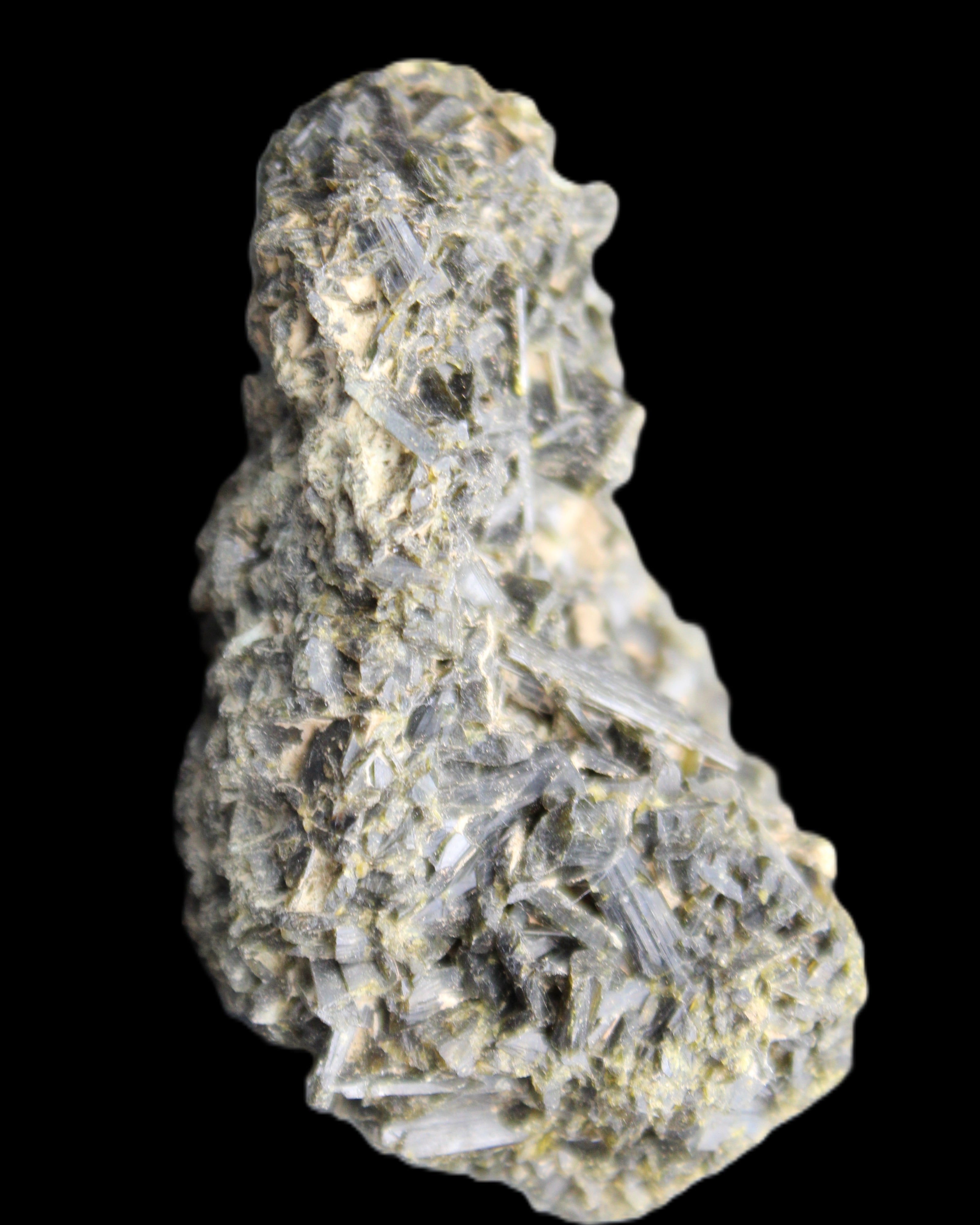 Epidote cluster specimen 80*50*42mm 181g in sunlight - Rocks and Things Store
