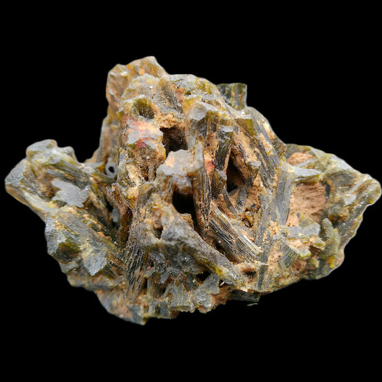 Epidote cluster 75*53*40mm 174.4g in sunlight - Rocks and Things Store