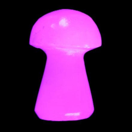 Mangano Calcite mushroom 25-32mmm 8-15g in UV light - Rocks and Things Store