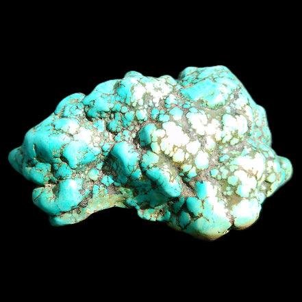 Persian Turquoise 75*55mm 134.5g in sunlight - Rocks and Things Store