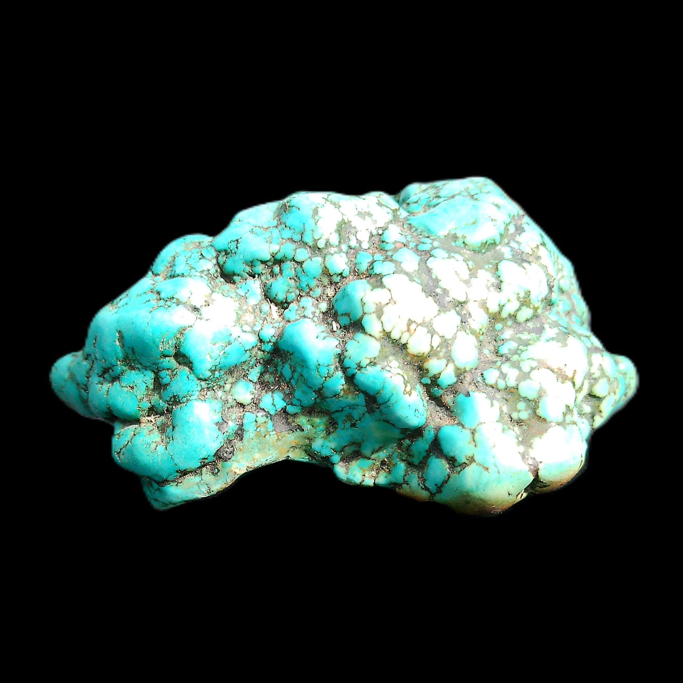 Persian Turquoise 75*55mm 134.5g in sunlight - Rocks and Things Store