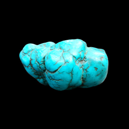 Persian Turquoise 45*32mm 51.8g in sunlight - Rocks and Things Store
