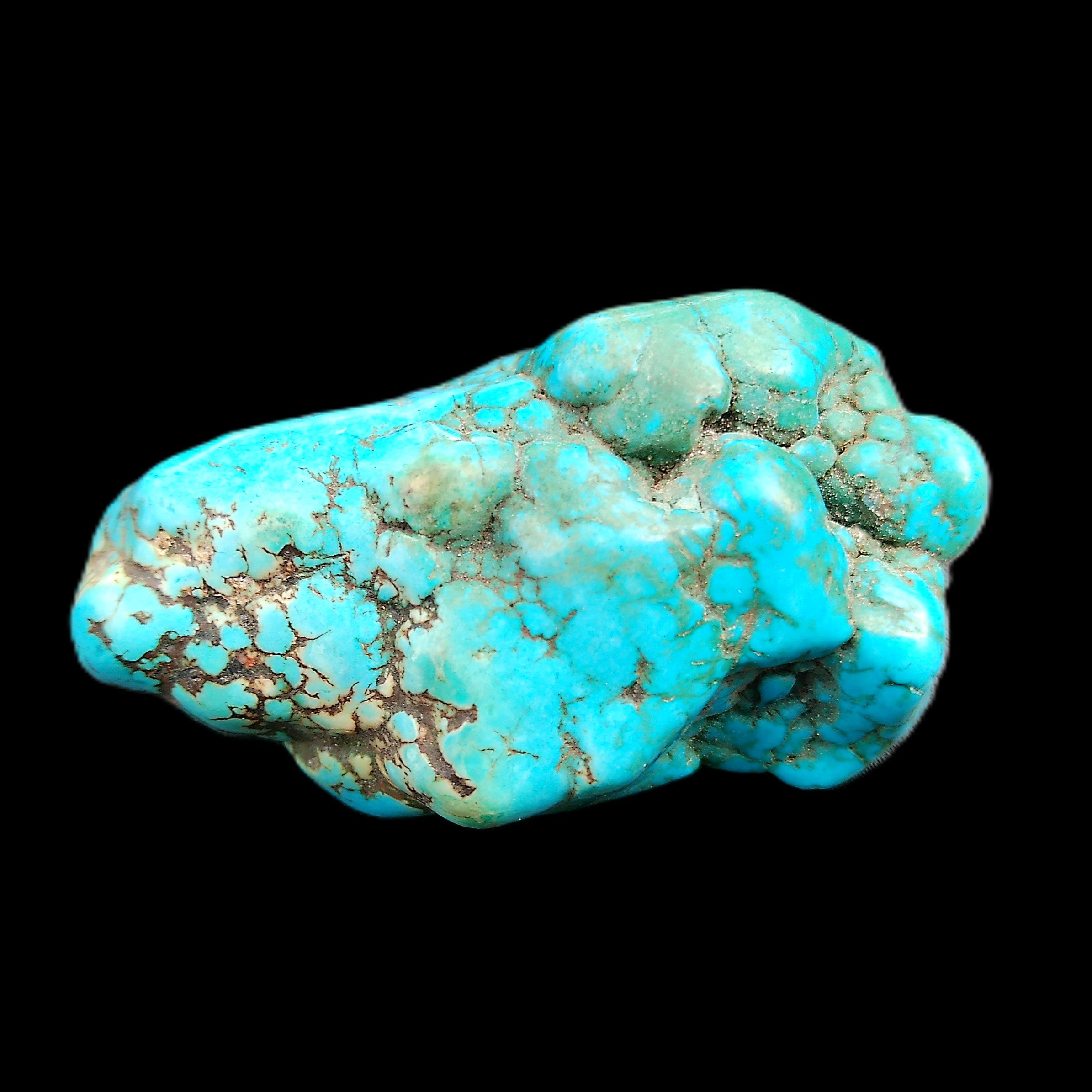 Persian Turquoise 45*32mm 51.8g in sunlight - Rocks and Things Store