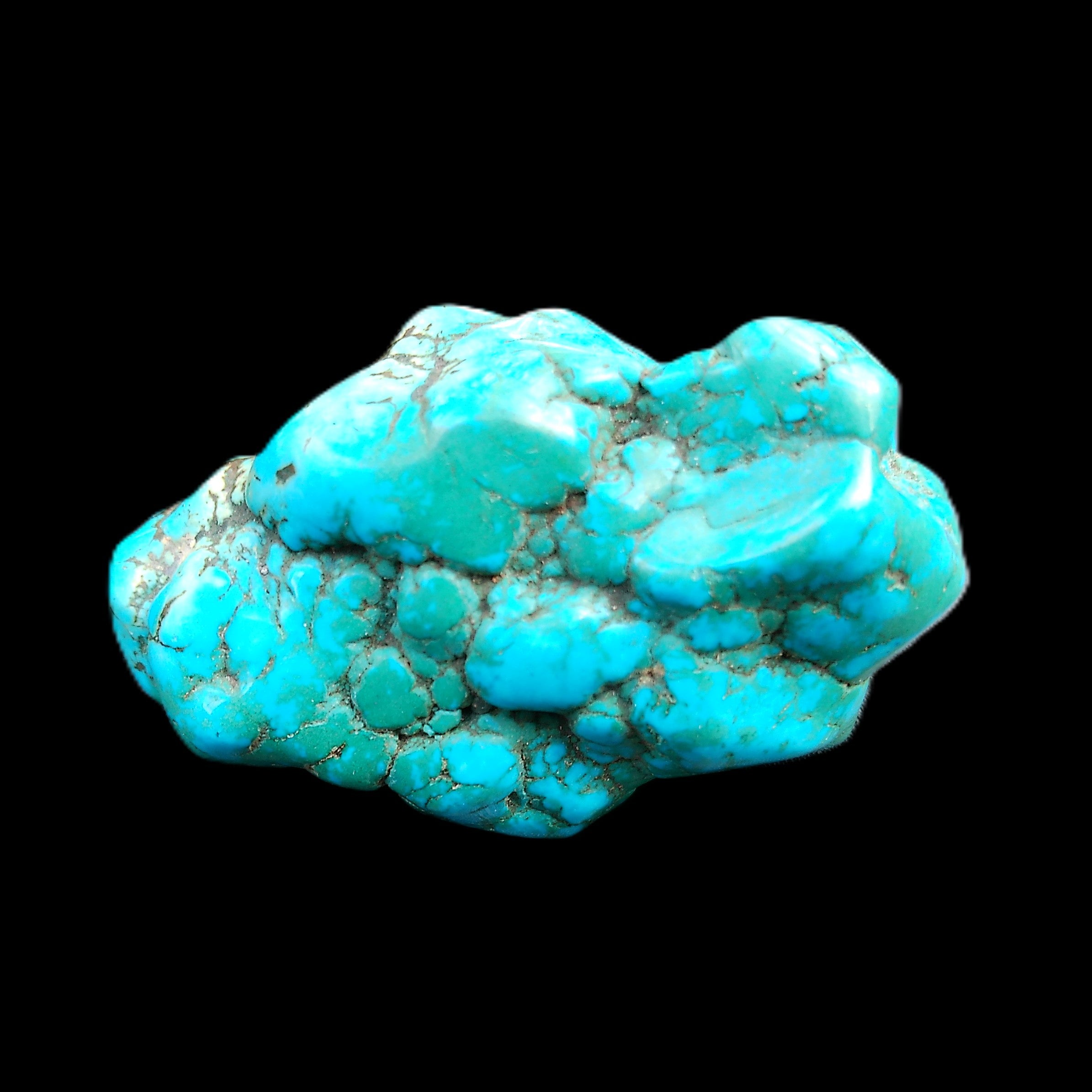 Persian Turquoise 45*32mm 51.8g in sunlight - Rocks and Things Store