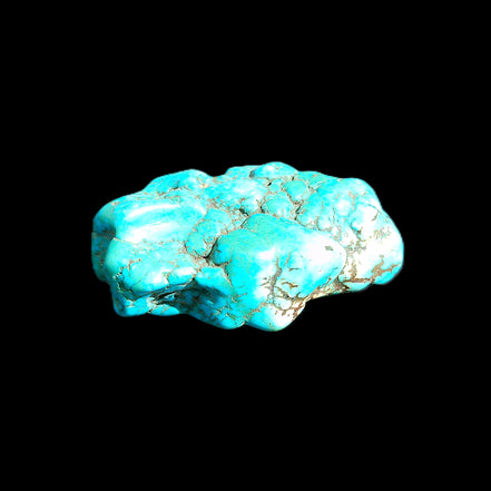 Persian Turquoise 45*32mm 51.8g in sunlight - Rocks and Things Store