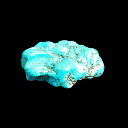 Persian Turquoise 45*32mm 51.8g in sunlight - Rocks and Things Store