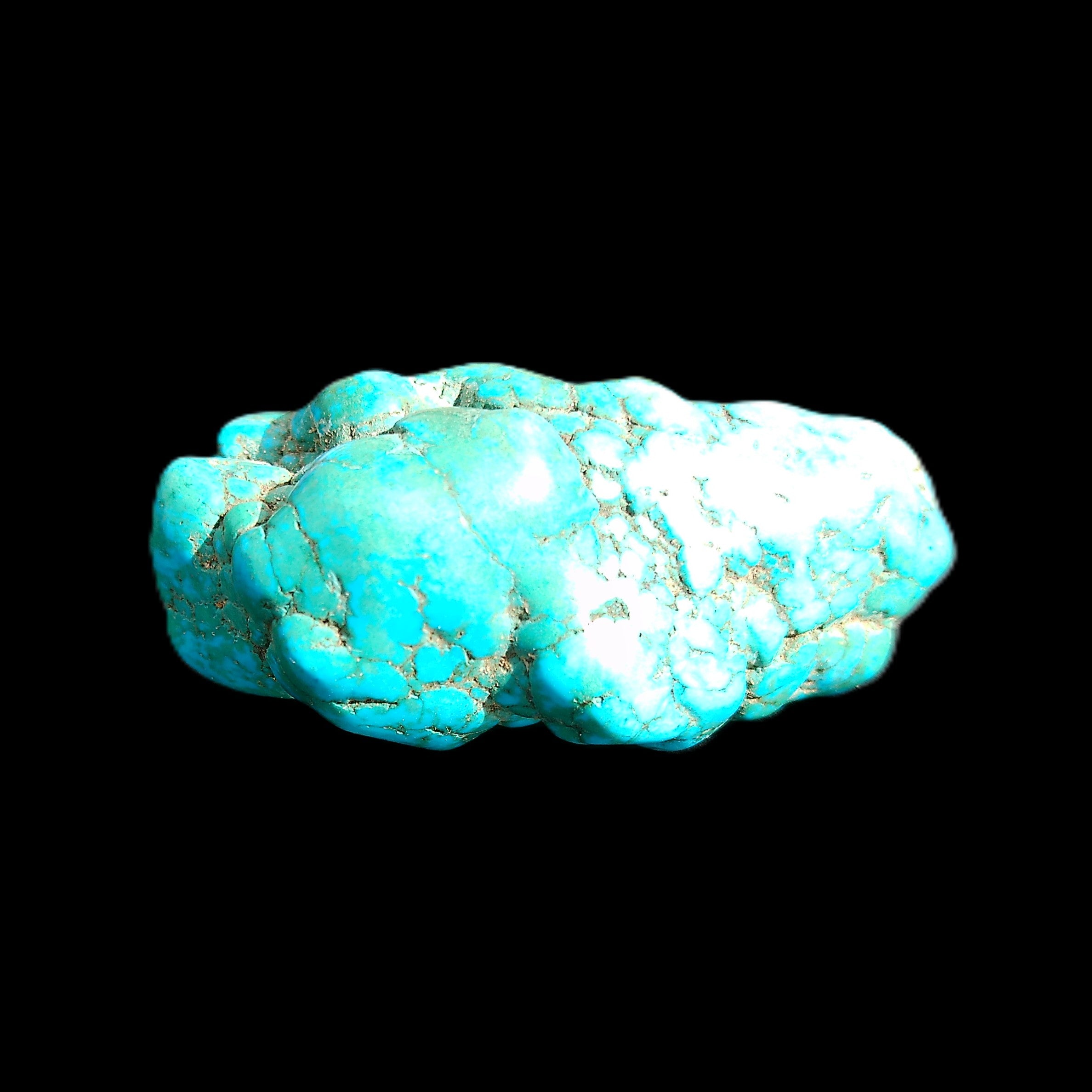 Persian Turquoise 45*32mm 51.8g in sunlight - Rocks and Things Store