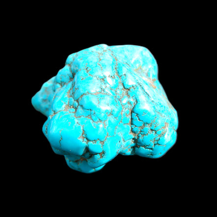 Persian Turquoise 57*47mm 119.5g in sunlight - Rocks and Things Store
