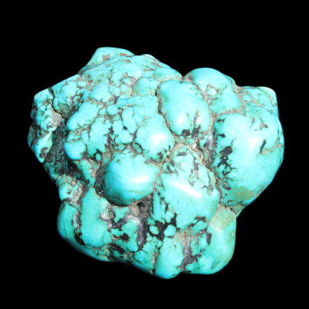 Persian Turquoise 45*39mm 68.9g in sunlight - Rocks and Things Store