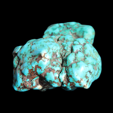 Persian Turquoise 45*39mm 68.9g in sunlight - Rocks and Things Store