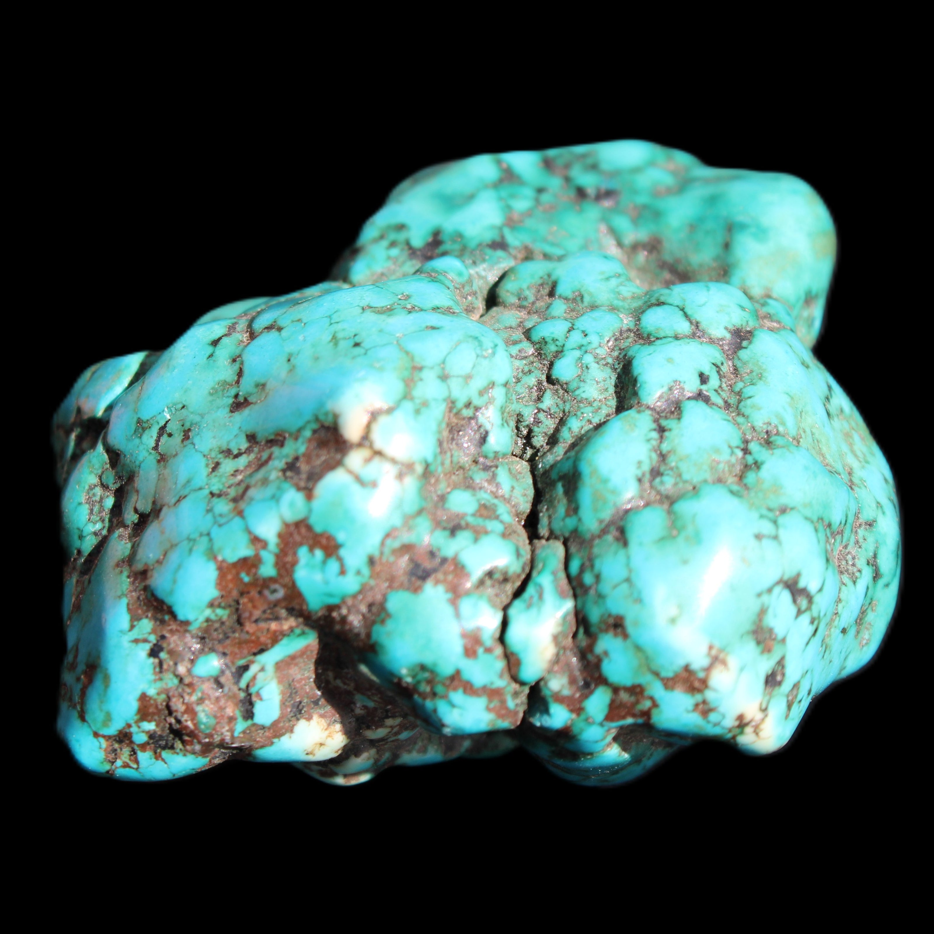 Persian Turquoise 45*39mm 68.9g in sunlight - Rocks and Things Store