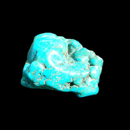 Persian Turquoise 39*35mm 57.8g in sunlight - Rocks and Things Store