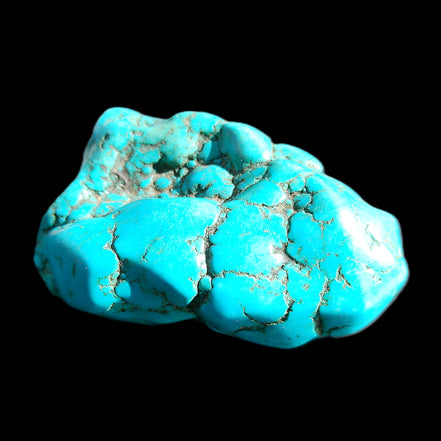 Persian Turquoise 53*27mm 62.6g in sunlight - Rocks and Things Store