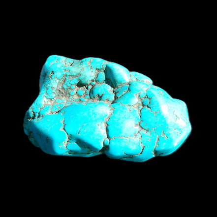 Persian Turquoise 53*27mm 62.6g in sunlight - Rocks and Things Store