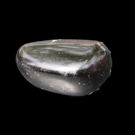 Polished Silver Obsidian stone  20-38mm 14-15g in sunshine - Rocks and Things Store