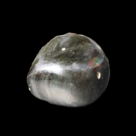 Polished Silver Obsidian stone  20-38mm 14-15g in sunshine - Rocks and Things Store