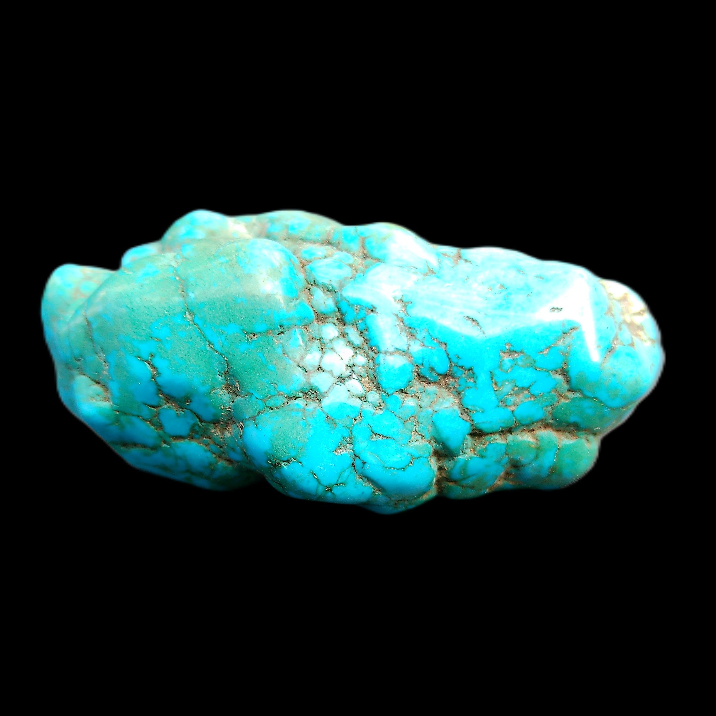 Persian Turquoise 53*35mm 51.2g in sunlight - Rocks and Things Store