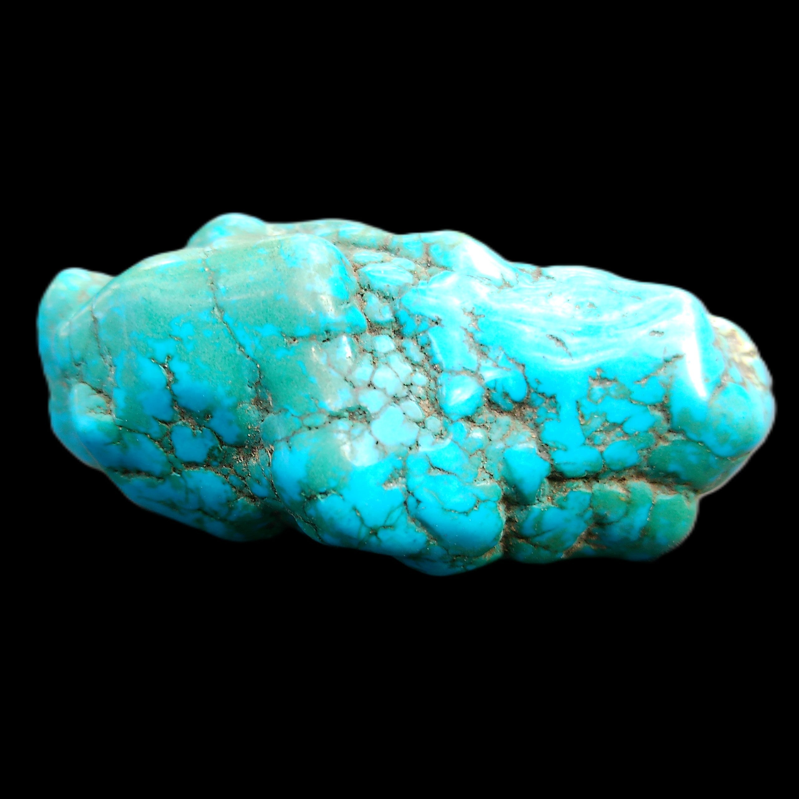 Persian Turquoise 53*35mm 51.2g in sunlight - Rocks and Things Store