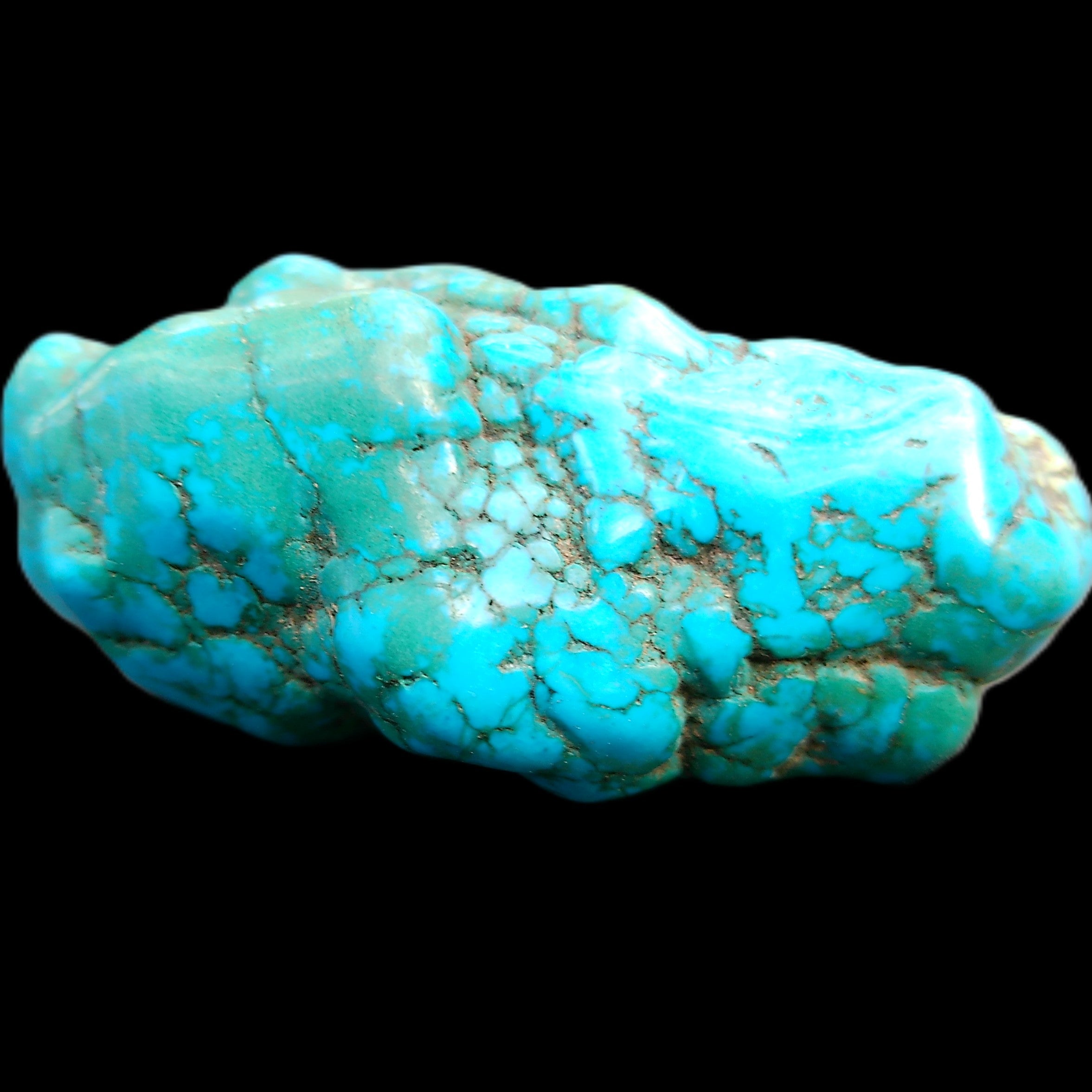 Persian Turquoise 53*35mm 51.2g in sunlight - Rocks and Things Store