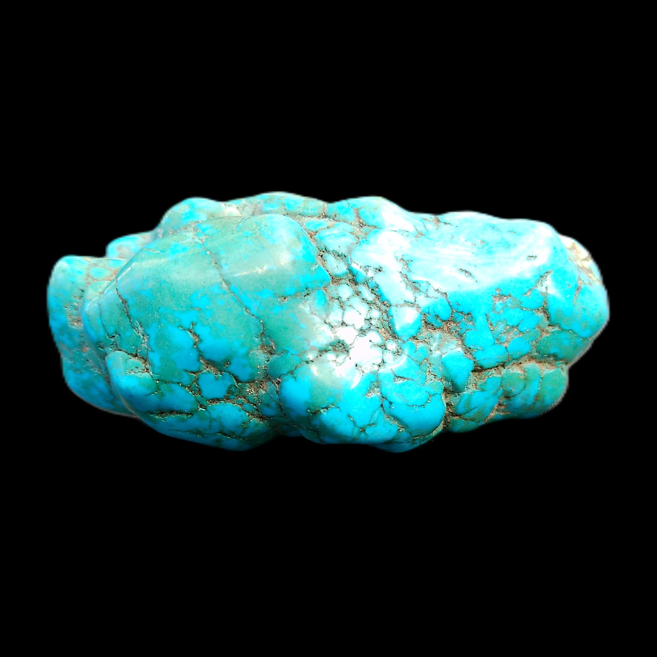 Persian Turquoise 53*35mm 51.2g in sunlight - Rocks and Things Store