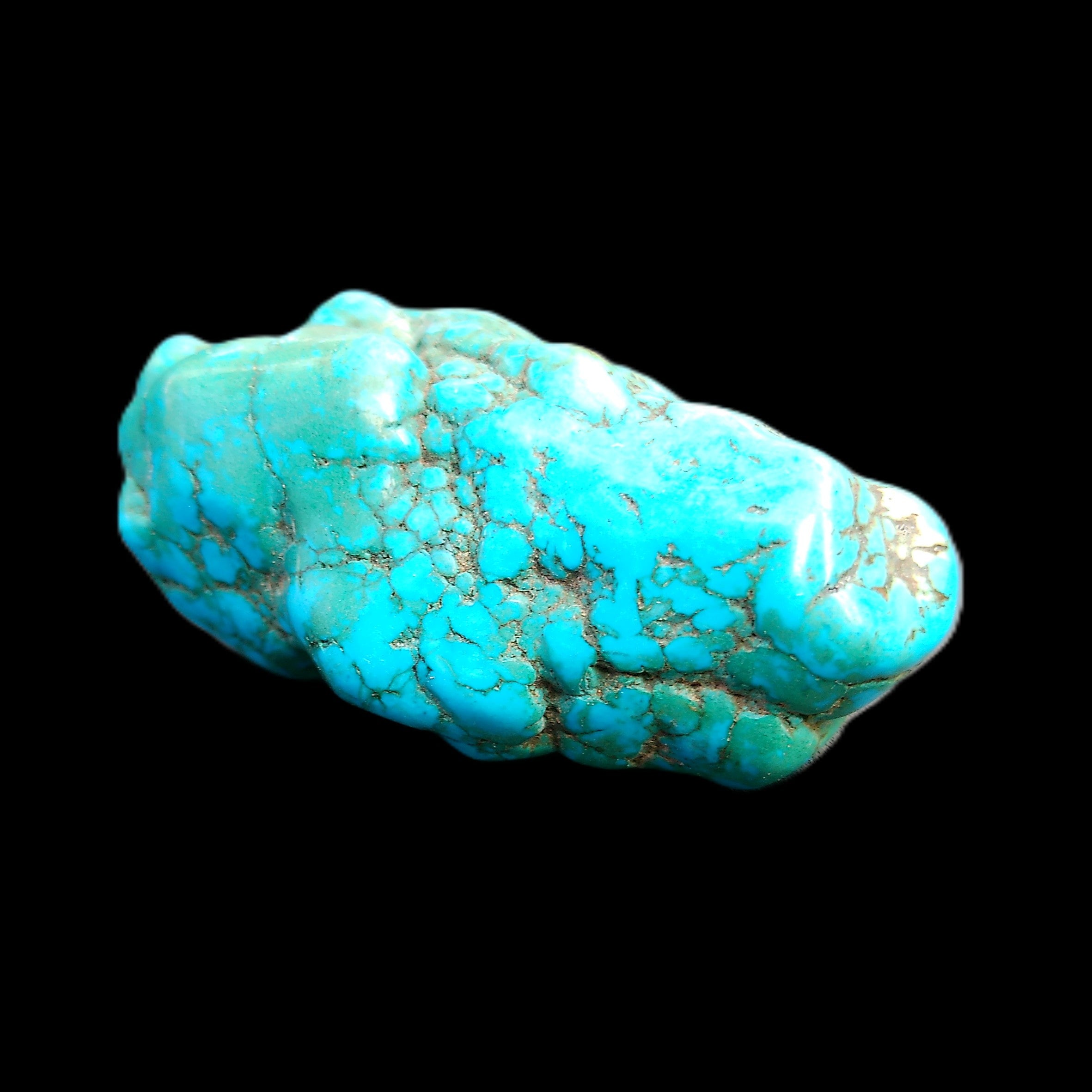 Persian Turquoise 53*35mm 51.2g in sunlight - Rocks and Things Store