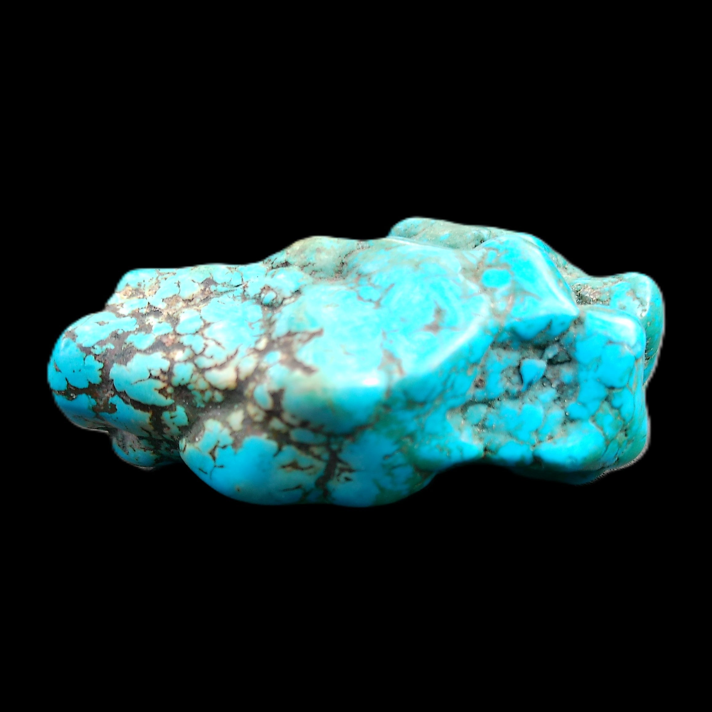 Persian Turquoise 53*35mm 51.2g in sunlight - Rocks and Things Store