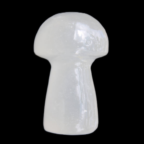 Clear Calcite mushroom 26-30mm 10-15g in sunlight - Rocks and Things Store