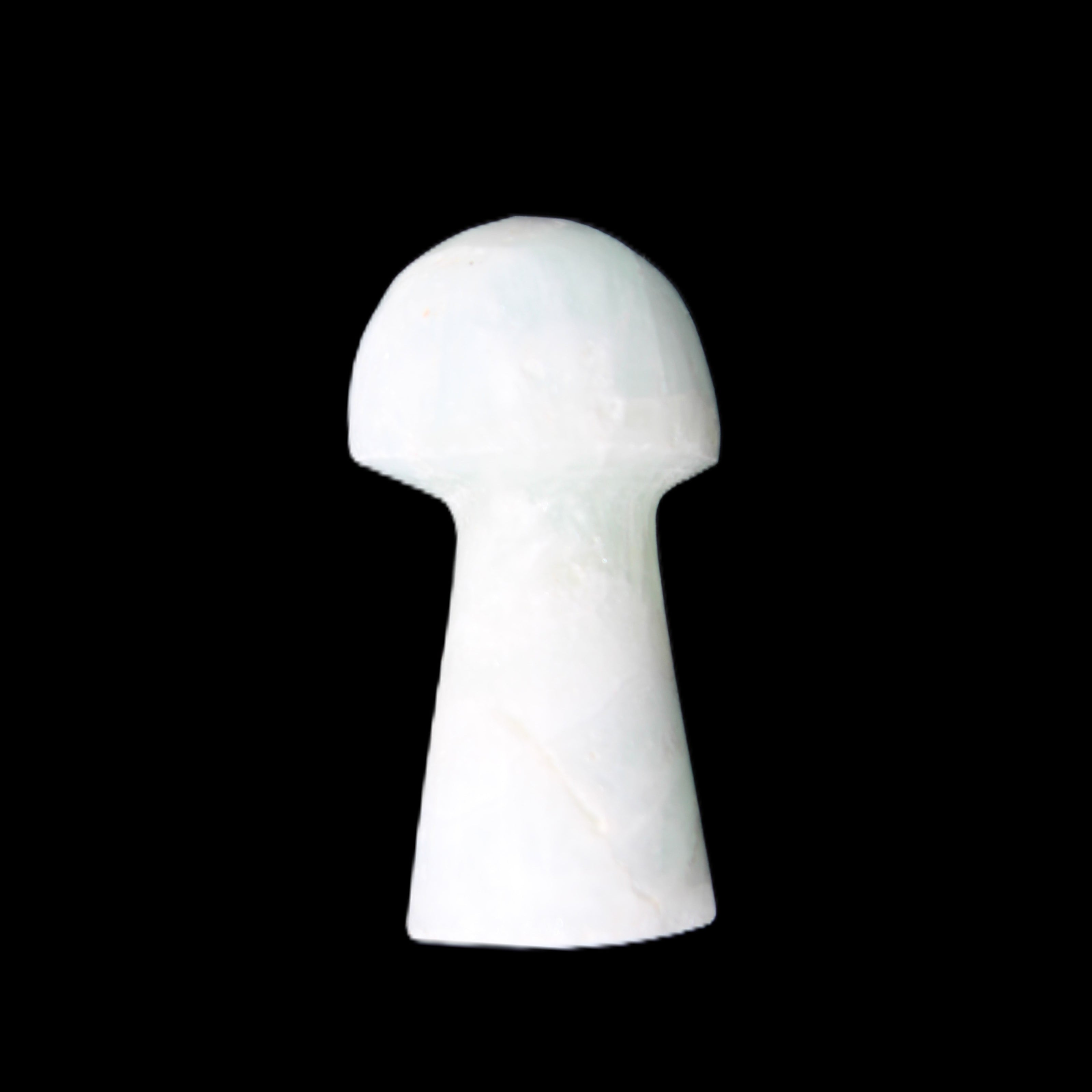 Blue Aragonite mushroom 25-31mm 5-11g in sunlight - Rocks and Things Store