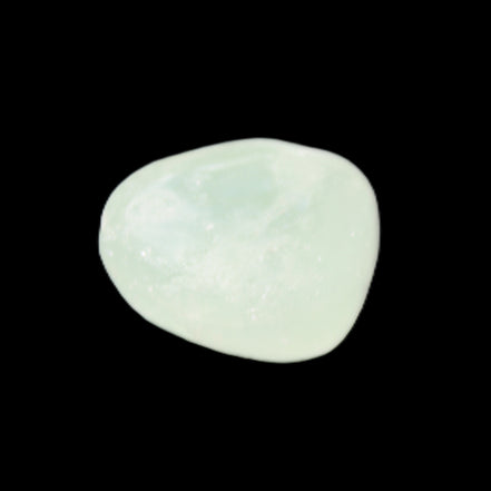 Pistachio Calcite tumbled stone 15-26mm 10-15g in sunlight - Rocks and Things Store