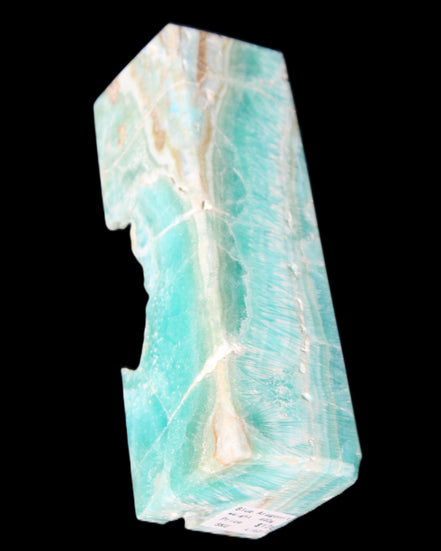 Blue Aragonite obelisk 134*42*35mm 440g in sunlight - Rocks and Things Store