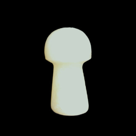 Pale and Yellow Calcite mushroom 30-37mm 14-21g in sunlight - Rocks and Things Store